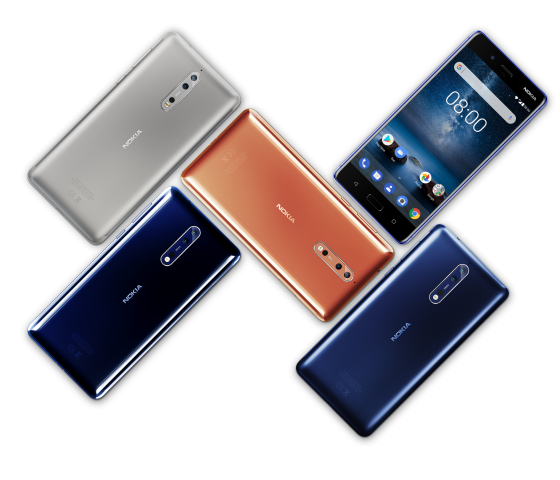 Nokia 8 (Bild: HMD Global)